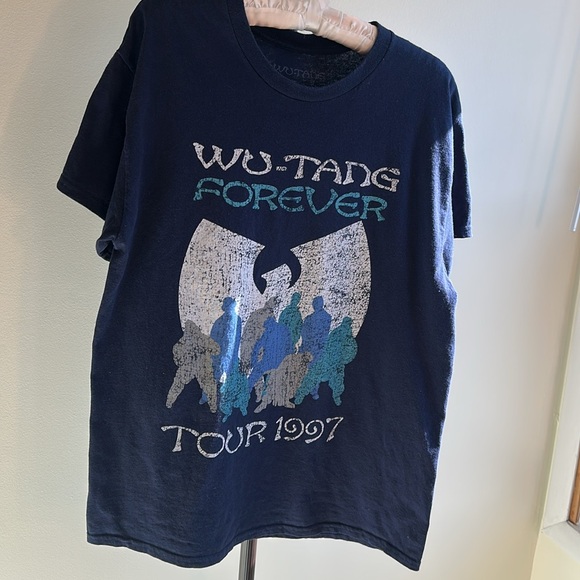 Vintage 1997 Wu-Tang Forever Clan Tour Men’s Large Navy - Picture 10 of 10